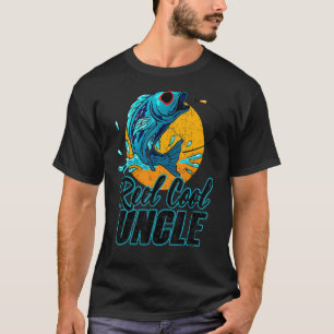 Camiseta Mens Reel Tio Legal Pescar Óculos de sol Pai
