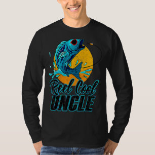 Camiseta Mens Reel Tio Legal Pescar Óculos de sol Pai