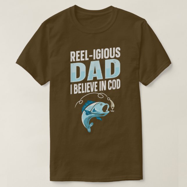 Camiseta Mens Reeligious Pai, Eu Acredito Em Canhões De Bac (Frente do Design)