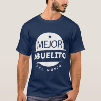 Camiseta Mens Regalo Para Abuelo Mejor Abuelito del Mundo C