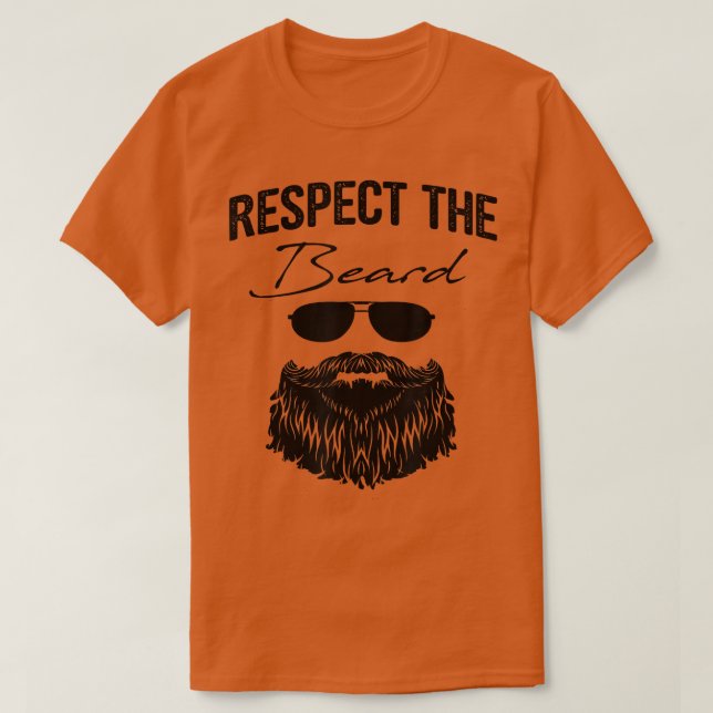 Camiseta Mens Respeitam A Barba (Frente do Design)