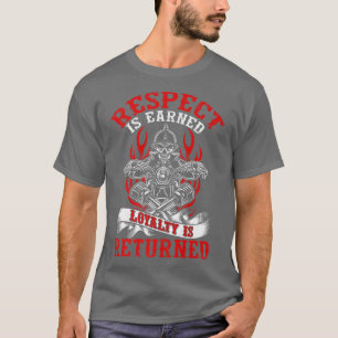Camiseta Mens Respeitarem A Lealdade É Devolvido Engraçado