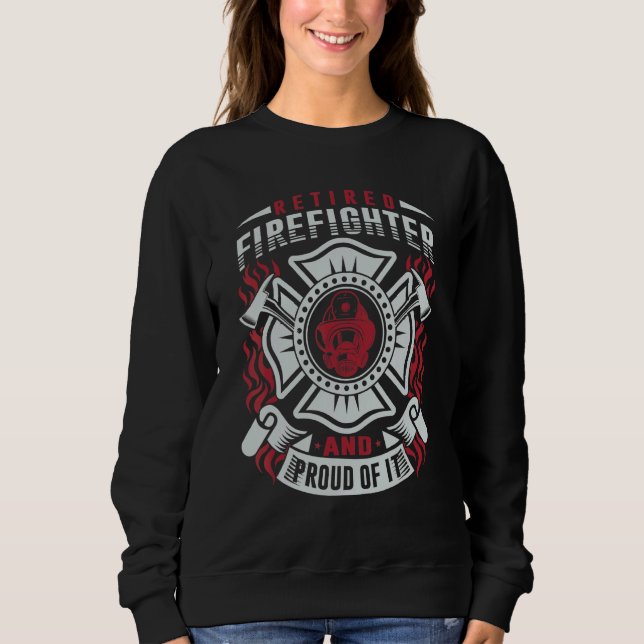 Camiseta Mens Retired Firefighter And Proud Of It For Ex Fi (Frente)