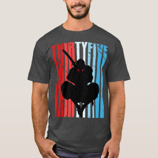 Camiseta Mens Retro 32º Aniversário para Ninja Men Samurai