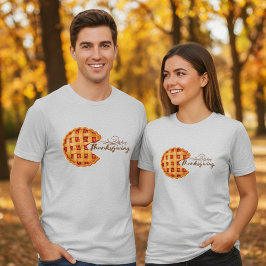 Camiseta Men's Retro Arcade Pumpkin Pie Thanksgiving