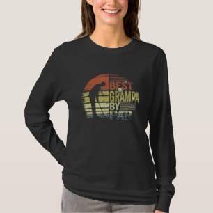 Camiseta Mens Retro Best Grampa Do Par Golf Player Papa