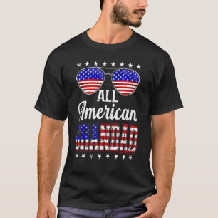 Camiseta Mens Retro Dia de os pais Todos Os Avós Americanos