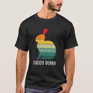 Camiseta Mens Retro Família Páscoa Coelhinha Homens Pai P