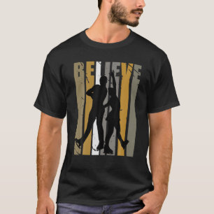 Camiseta Mens Retro Ice Casais de Pares Figura Patre