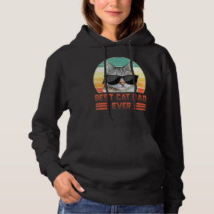 Camiseta Mens Retro Melhor Pai De Gato Nunca, Gato Com Sung