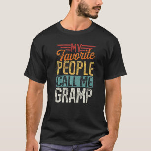 Camiseta Mens Retro Minhas Pessoas Favoritas Me Chamam De G