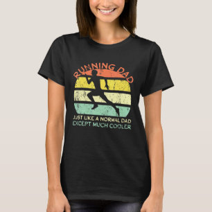 Camiseta Mens Retro Runner Pai Endurance Padre Vintage R
