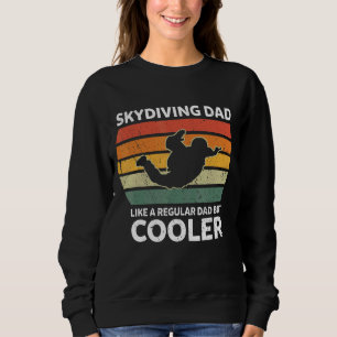 Camiseta Mens Retro Skydiving Pai Como Um Pai Regular Mas C