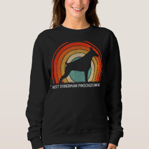 Camiseta Mens Retro Style Melhor Pai Doberman Pinscher Algu