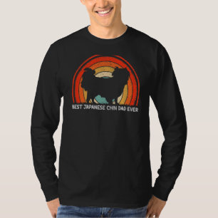 Camiseta Mens Retro Style Vintage Melhor Pai De Chin Japonê