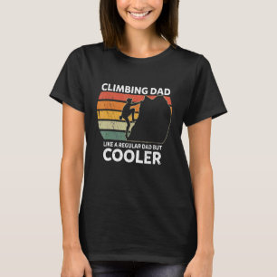 Camiseta Mens Retro Subindo Pai Como Um Pai Regular Mas Coo