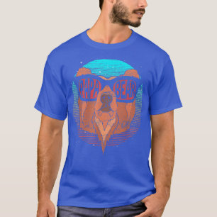 Camiseta Mens Retro Sunglasses Animal Dad Bear Family Papa 