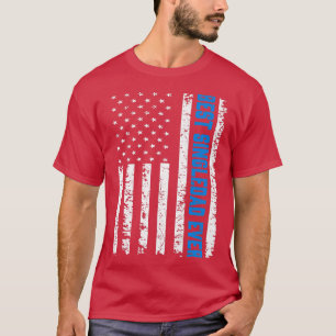 Camiseta Mens Retro US Best Singdad Em 4 De Julho Fath