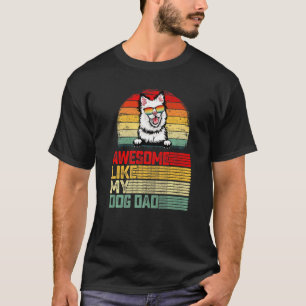 Camiseta Mens Retro Vintage Awesome Like My American Eskimo
