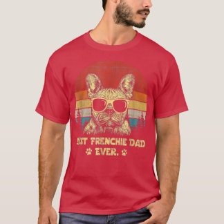 Camiseta Mens Retro Vintage French Bulldog Best Frenchie Da