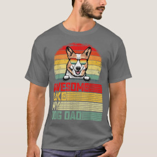 Camiseta Mens Retro Vintage Incrível Como Meu Pai De Cachor