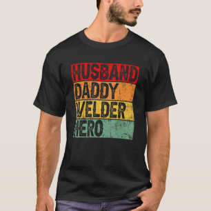 Camiseta Mens Retro Vintage Marido Pai Soldado Padre D
