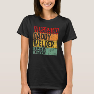 Camiseta Mens Retro Vintage Marido Pai Soldado Padre D
