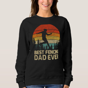 Camiseta Mens Retro Vintage Melhor Pai de Esgrima de Todos 