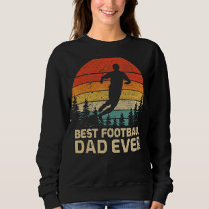 Camiseta Mens Retro Vintage Melhor Pai de futebol do Pai