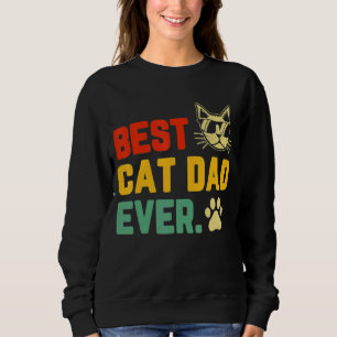 Camiseta Mens Retro Vintage Melhor Pai De Gato Ever Pai Fa