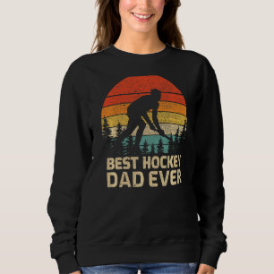 Camiseta Mens Retro Vintage Melhor Pai de Hockey Nunca D do