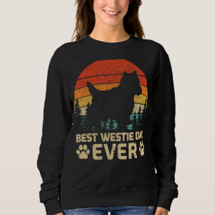 Camiseta Mens Retro Vintage Melhor Pai de Westie Nunca D do