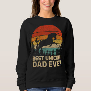 Camiseta Mens Retro Vintage Melhor Pai do Unicórnio Nunca d