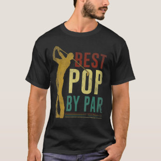 Camiseta Mens Retro Vintage Melhor Pop por Par Golf