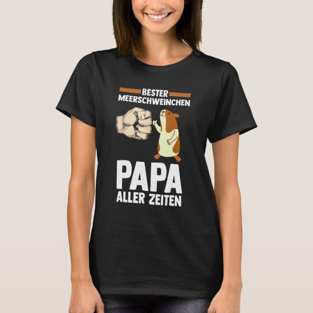 Camiseta Mens Rodent Guinea Pig Father Dad Guinea Pig (Frente)
