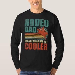 Camiseta Mens Rodeo Pai Como Um Pai Regular Mas Fath Mais F