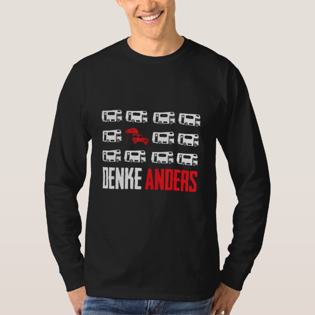 Camiseta Mens  roof tents camping in the car roof tent outd (Frente)