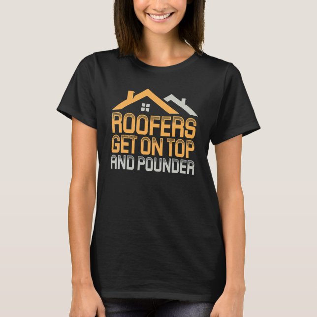 Camiseta Mens Roofer Mens Roofing  Roofer (Frente)
