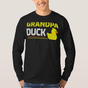 Camiseta Mens Rubber Duckling Duck Avô Duck Pai