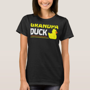 Camiseta Mens Rubber Duckling Duck Avô Duck Pai