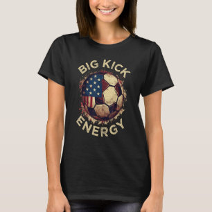 Camiseta Mens Rude Soccer Futebol do Big Kick Energy Team S
