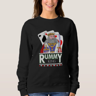Camiseta Mens Rummy King Gin Jogo De Dois Jogadores Rum E G