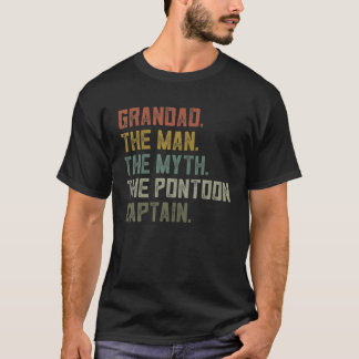 Camiseta Mens Sailing Boat Grandad, Pontoon Roupa, Boati