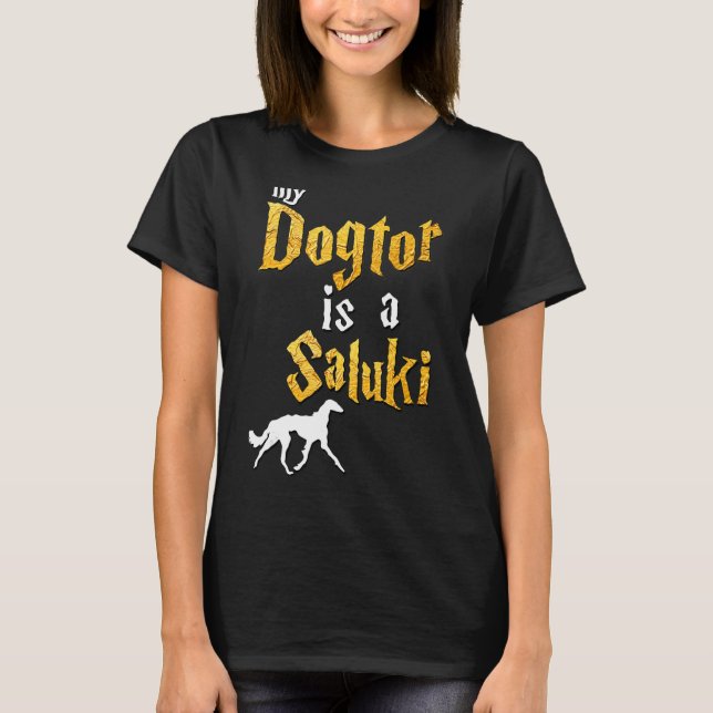 Camiseta Mens Saluki Saluki (Frente)