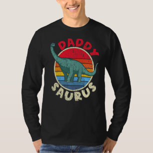Camiseta Mens Saurus Pai I Brachiosaurus Diplodocuus I Fam