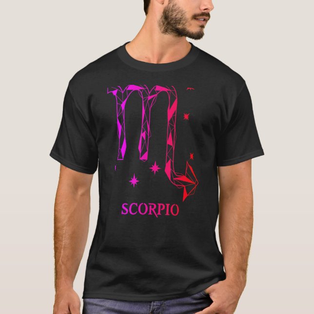 Camiseta Mens Scorpio Zodiac 2 (Frente)