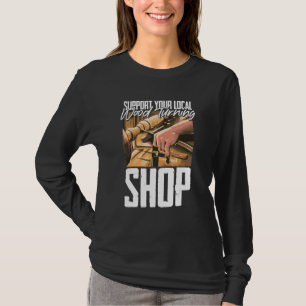 Camiseta Mens Se Afastem Ou Eu Virei Você Em Madeira Madeir