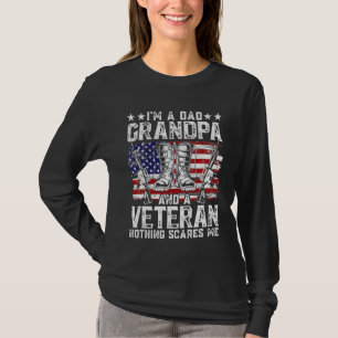 Camiseta Mens se afogou. Sou um Pai Vovô Veterano do Pai