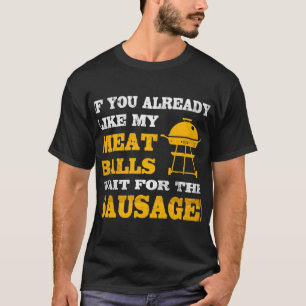 Camiseta Mens Se Gostas Do Meu CHURRASCO Engraçado