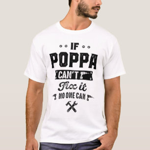 Camiseta Mens Se Poppa Consegue Consertá-Lo, Dia de os pai